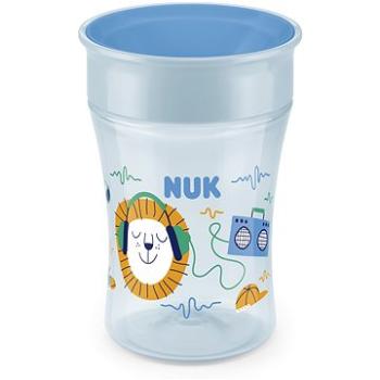 NUK hrnek Magic Cup s víčkem 230 ml - modrá, mix motivů (BABY8583a)