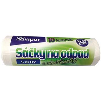 VIPOR LDPE s uchy s vůni limety 35-60 l, 10 ks (8595657600717)