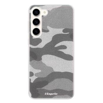 Odolné silikonové pouzdro iSaprio - Gray Camuflage 02 - Samsung Galaxy S23+ 5G