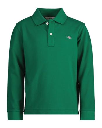 POLOKOŠILE GANT SHIELD LS PIQUE RUGGER WILD GREEN