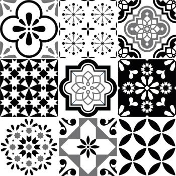 Cement Tiles Alexia 9 db falmatrica, 10 x 10 cm - Ambiance