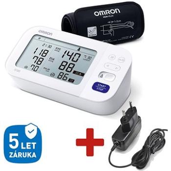 OMRON M6 Comfort s AFIB +ZDROJ (SET), 5let záruka (2194)