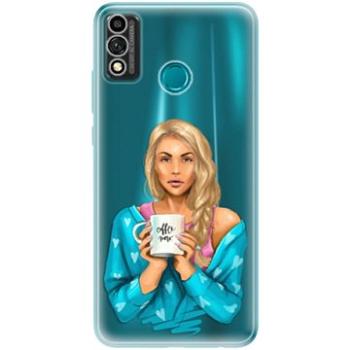 iSaprio Coffe Now - Blond pro Honor 9X Lite (cofnoblo-TPU3_Hon9XL)