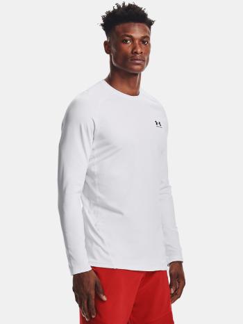 Under Armour UA CG Armour Fitted Crew Triko Bílá