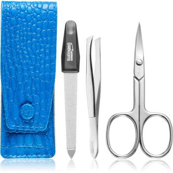 DuKaS Premium Line Solingen 891 cestovní set Blue Crocodile