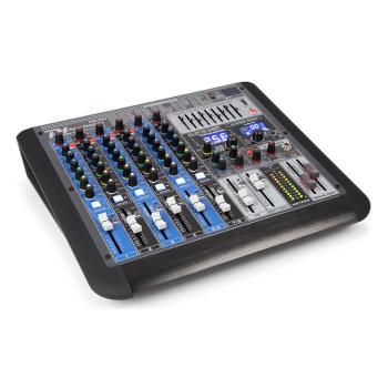 Power Dynamics PDM-S804, mixer muzical, 8 canale, DSP/MP3, port USB, receptor bluetooth