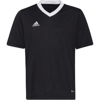 adidas ENTRADA 22 JERSEY Juniorský fotbalový dres, černá, velikost