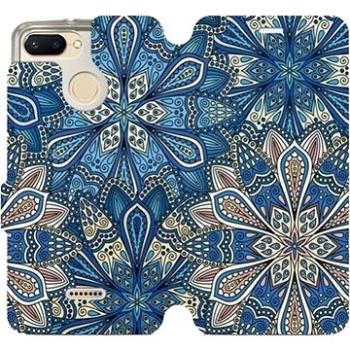 Flipové pouzdro na mobil Xiaomi Redmi 6 - V108P Modré mandala květy (5903226363315)