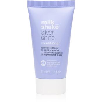 Milk Shake Silver Shine kondicionér pro blond vlasy neutralizující žluté tóny 50 ml