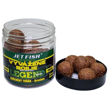 Jet fish vyvážené boilie legend range kořeněný tuňák broskev 250 ml - 20 mm