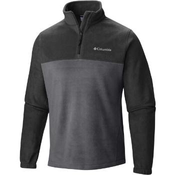 Columbia STEENS MOUNTAIN HALF ZIP Pánská mikina, černá, velikost