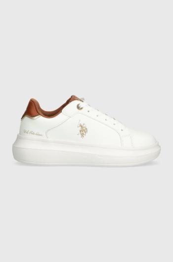 Sneakers boty U.S. Polo Assn. CHELIS bílá barva, CHELIS001W 4Y2