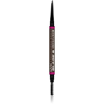 NYX Professional Makeup Blade & Shade tužka na obočí s kartáčkem odstín Espresso 0.06 g