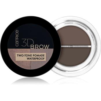 Catrice 3D Brow Two-Tone szemöldök pomádé 2 az 1-ben árnyalat 020 Medium to Dark 5 g