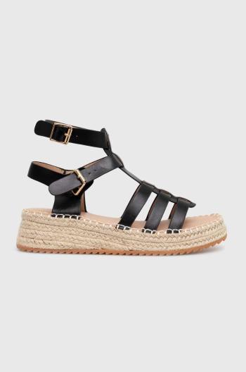 Espadrilky Answear Lab černá barva, na platformě