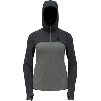 Odlo W PERFORMANCE WOOL X-WARM HOODY Dámská mikina, šedá, velikost