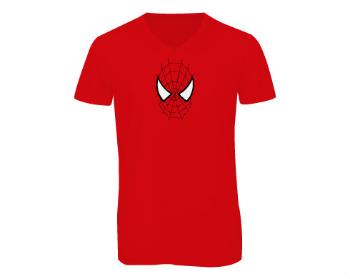 Pánské triko s výstřihem do V Spiderman