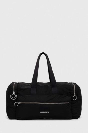 Taška AllSaints SOMA HOLDALL černá barva