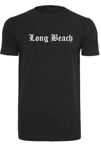 Mr. Tee Long Beach Tee black - S