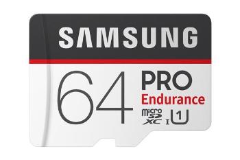 Samsung micro SDXC karta 64GB PRO Endurance + SD adaptér