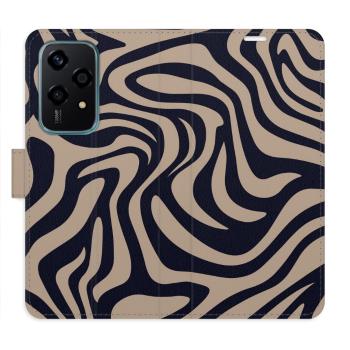 Flipové pouzdro iSaprio - Zebra Black 02 - Honor 200 Lite