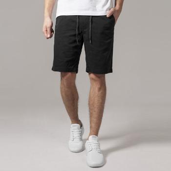 Urban Classics Stretch Twill Joggshorts black - L