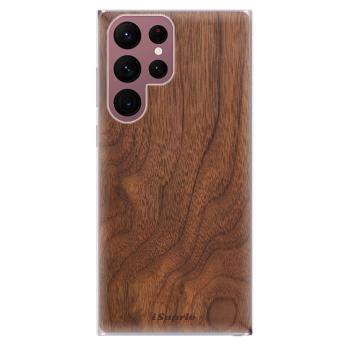 Odolné silikonové pouzdro iSaprio - Wood 10 - Samsung Galaxy S22 Ultra 5G