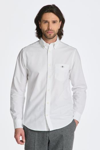 KOŠILE GANT REG OXFORD SHIRT WHITE