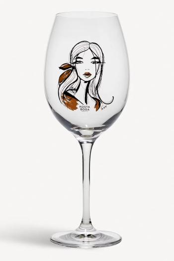 Sada pohárov na víno Kosta Boda Wait for Her 520 ml 2-pak priehľadná farba