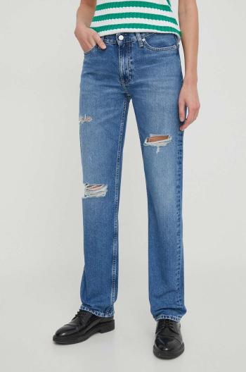 Džíny Calvin Klein Jeans dámské, high waist, J20J222746