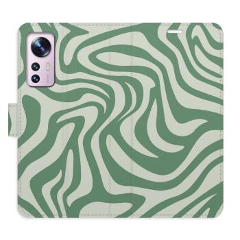 Flipové pouzdro iSaprio - Zebra Green 02 - Xiaomi 12 / 12X