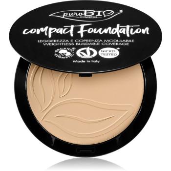 puroBIO Cosmetics Compact Foundation kompaktní pudrový make-up SPF 10 odstín 01 9 g