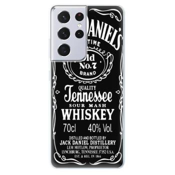 Odolné silikonové pouzdro iSaprio - Jack Daniels - Samsung Galaxy S21 Ultra