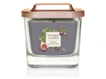 Yankee Candle Aromatická svíčka malá hranatá Fig & Clove 96 g