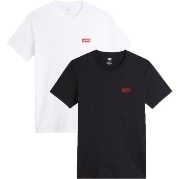 Levi's&reg; GRAPHIC CREWNECK T-SHIRT 2 PACK Pánské tričko, černá, velikost