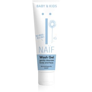 Naif Baby & Kids Wash Gel čisticí a mycí gel pro děti a miminka na tělo a obličej 30 ml