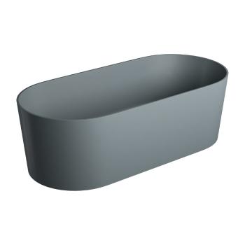 OMNIRES OVO M+ volně stojící vana, 160 x 75 cm ash grey /AG/ OVOWWAG