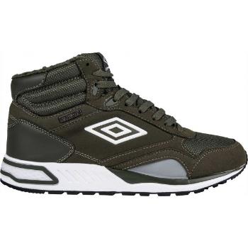 Umbro REDHILL HIGH W PROOF Pánská volnočasová obuv, tmavě zelená, velikost 44.5