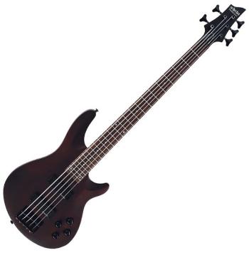 Schecter Omen-5 Walnut Satin Elektromos basszusgitár