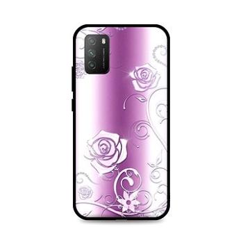 TopQ Xiaomi Poco M3 silikon Abstract Roses 60972 (Sun-60972)