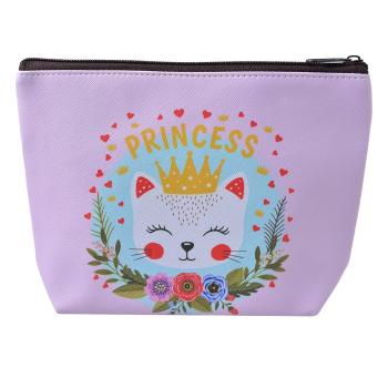 Růžová toaletní taštička Princess - 22*15 cm JZTB0020