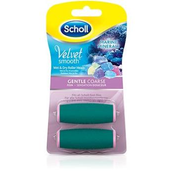 SCHOLL Velvet Smooth Rotační hlavice Jemně drsná s mořskými minerály 2 ks (4002448095293)