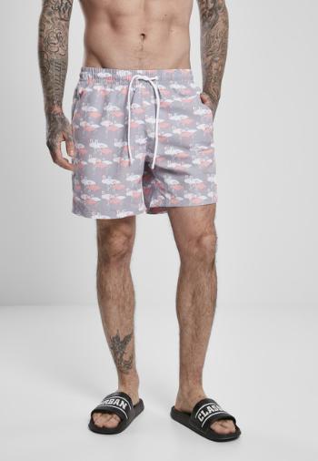 Urban Classics Pattern Swim Shorts flamingo aop - 4XL