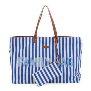 CHILDHOME Přebalovací taška Family Bag stripes blue