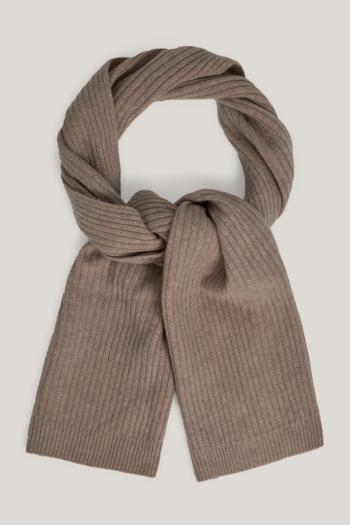 ŠÁLA GANT FINE KNIT WOOL SCARF DRY SAND