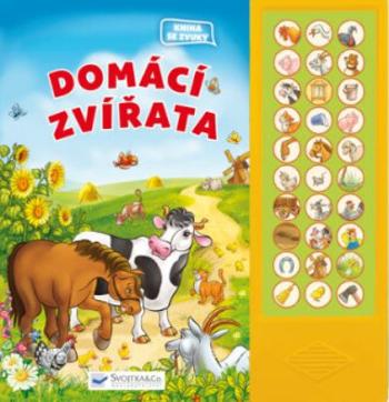 Domácí zvířata – kniha se zvuky