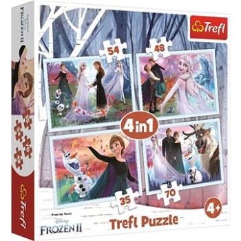 Puzzle Ledové království 2, 4v1 (35,48,54,70 dílků) (5900511343441)