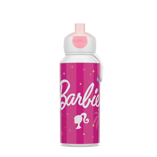 Dětská láhev na vodu s pítkem Campus, 400ml, Mepal, Barbie