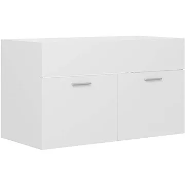 Skříňka pod umyvadlo bílá 80 x 38,5 x 46 cm dřevotříska 804656 (835,95)