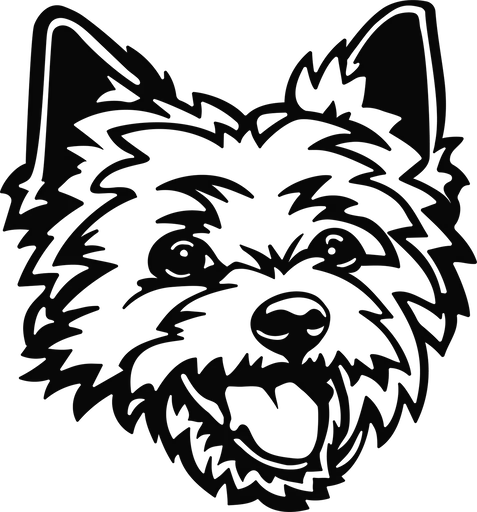 Vsepropejska Jorkšírský teriér 12 dřevěná dekorace na zeď Rozměr (cm): 38 x 35